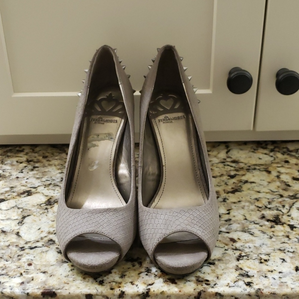 Open toe heels